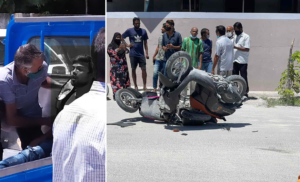 ކުޅުދުއްފުށީގައި ނުރައްކާތެރި ސައިކަލު އެކްސިޑެންޓެއް