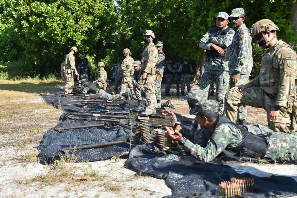 އެމެރިކާ ސިފައިންނާ ގުޅިގެން ހިންގި އަސްކަރީ ތަމްރީންތައް ނިންމާލައިފި
