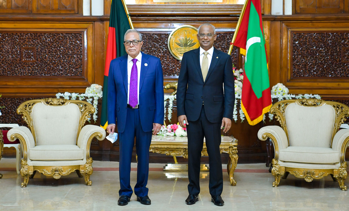 ރައީސުލްޖުމްހޫރިއްޔާ ބަންގްލަދޭޝަށް ކުރެއްވި ފުރަމާނަ ދަތުރުފުޅު ނިންމަވާލައްވައިފި