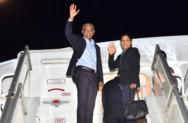 ރަސްމީ ދަތުރުފުޅެއްގައި ރައީސް ޞާލިހު ޤަތަރާއި ބަންގްލަދޭޝަށް ވަޑައިގަންނަވަނީ