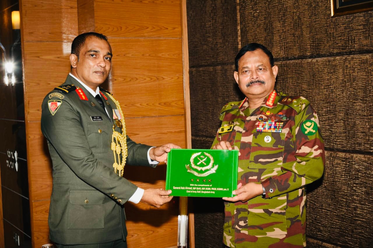 ދިވެހި އަސްކަރިއްޔާއާއި ބަންގްލަދޭޝްގެ އަސްކަރިއްޔާ ގުޅުން ބަދަހިކުރުމަށް މަޝްވަރާކޮށްފި