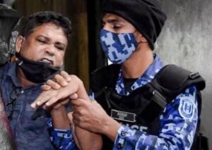 ފުލުހުންގެ ވަޞީލަތް ބޭނުންކުރަނީ ވައްކަމާއި ފޭރުމާއި، ކުށްތައް ހުޓުވުމަށް، މުޒާހަރާ ހުއްޓުވާކަށްނޫން: ޖަމީލް