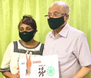 ރައީސް މައުމޫންގެ ދެކަނބަލުން ކޯވިޑް ވެކްސިންގެ ދެ ޑޯޒް ފުރިހަމަ ކުރައްވައިފި