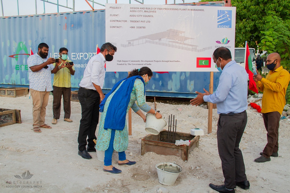 އިންޑިޔާގެ އެހީގައި މަރަދޫގައި ޤާއިމުކުރާ ގޭދޮށު މަސްޕްލާންޓްގެ ޢަމަލީ މަސައްކަ ފަށައިފި
