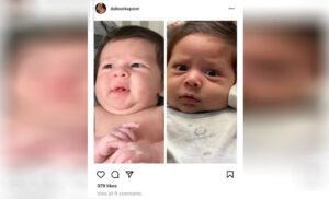 ދެ ދަރިންގެ ފޮޓޯއެއް މިފަހަރު ހިއްސާކުރީ ކަރީނާ!