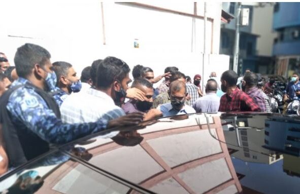 އިލެކްޝަންގެ މައި އިދާރާ ކައިރިއަށް ދިޔަ ސަބަބު ނަޝީދު ހާމަކުރައްވައިފި