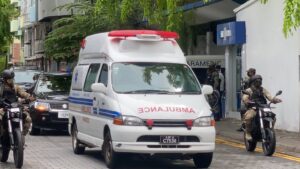 އެއަރ އެމްބިއުލެންސްގައި ރައީސް ނަޝީދު ފަރުވާއަށް، ޖަރުމަނަށް ފުރައިވަޑައިގެންފި