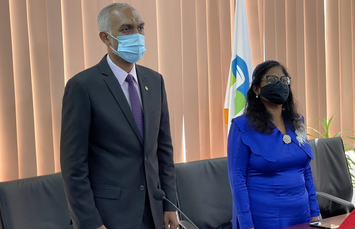 މާލޭގެ އައު މޭޔަރާއި ކައުންސިލަރުން ހުވައި ކުރައްވާ މަޤާމާއި ހަވާލުވެއްޖެ