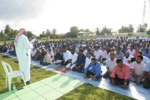 މިއަހަރުގެ އަޟްޙާ ޢީދު ނަމާދުވެސް ފެށުމަށް ހަމަޖެހިފައިވަނީ ހެނދުނު 7:00 ގައި