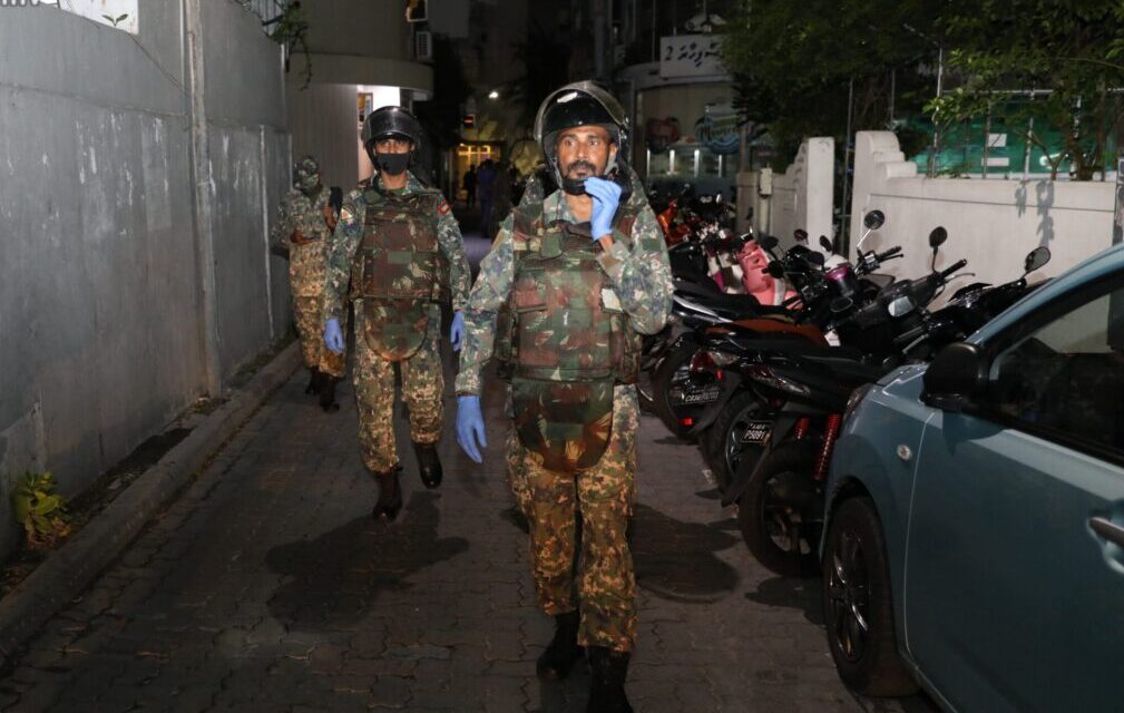 ސެކިއުރިޓީ ވަރުގަދަކޮށް، ހަތިޔާރާއިއެކު ސިފައިން ހަރަކާތްތެރިވަނީ