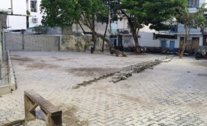 ބޮޑުގޭގައި ހަދާ ޕާރކިންގ ޒޯނުގެ މަސައްކަތް ނިމުމަކާއި ގާތަށް