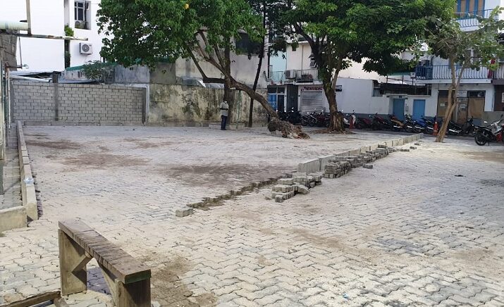 ބޮޑުގޭގައި ހަދާ ޕާރކިންގ ޒޯނުގެ މަސައްކަތް ނިމުމަކާއި ގާތަށް