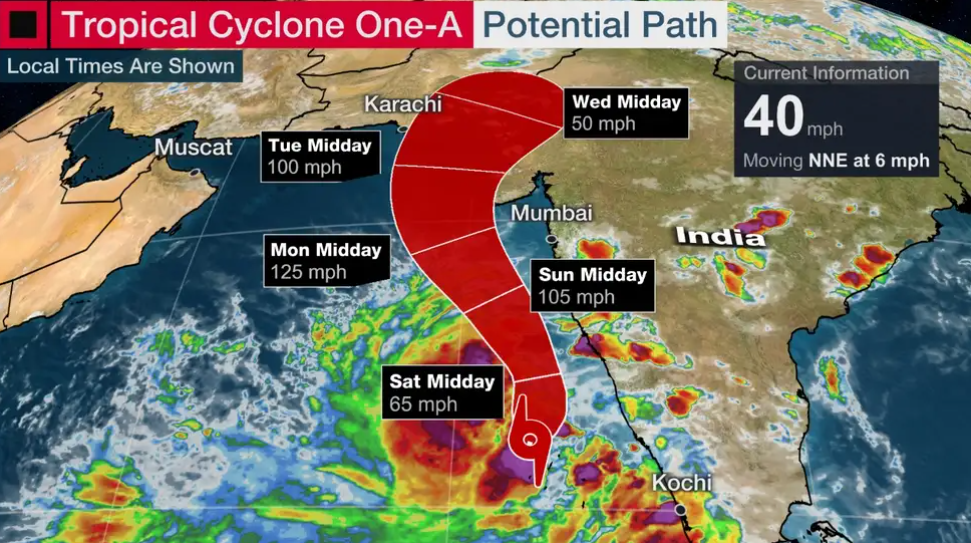 ތޫފާންގެ ދަތުރު ކުރަމުންދަނީ ރާއްޖޭގެ ހުޅަނގުން، ފާއިތުވި 20 އަހަރުގައި މިސަރަހައްދުގައި އުފެދުނު އެންމެ ވަރުގަދަ ތުފާންކަމުގައި ވެދާނެ