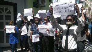 މަސްދަރު ހާމަކުރަން މަޖުބޫރެއް ނުކުރެވޭނެ! މިނިވަން ނޫސްވެރިކަން މަރާލެވިގެން ނުވާނެ!