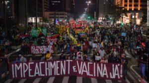 ބްރެޒިލްގެ ރައީސްގެ ކޯވިޑް ސިޔާސަތުތަކާ ދެކޮޅަށް ބޮޑެތި މުޒާހިރާތަކެއް