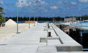 އައްޑޫ ސިޓީ މީދޫ ބަނދަރުގެ މަސައްކަތް ނިންމާލައިފި