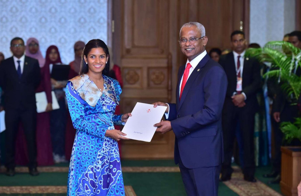 ސްޕެޝަލް އެންވޯއީ ފޮރ ކްލައިމެޓް ޗޭންޖްގެ މަޤާމަށް ޞަބްރާ އައްޔަންކުރައްވައިފި