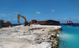 ހަންޏާމީދޫ ބަނދަރަށް ބޭނުންވާ ބޮޑުހިލަ އެރަށަށް ގެންގޮސްފި