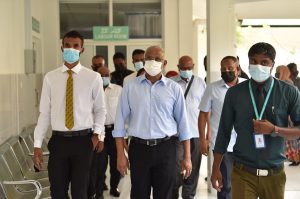 ރައީސުލްޖުމްހޫރިއްޔާ، ކުޅުދުއްފުށީ ރީޖަނަލް ހޮސްޕިޓަލަށް ޒިޔާރަތް ކުރެއްވުން