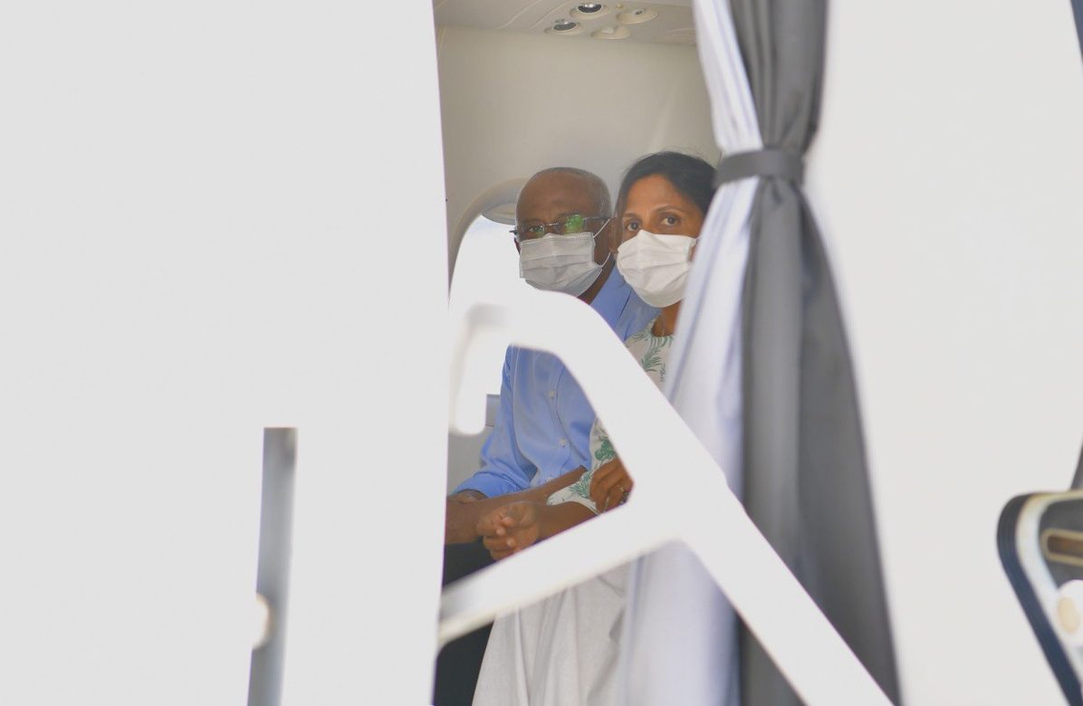 އުތުރުގެ ރަށްތަކަށް ކުރައްވާ ދަތުރުފުޅުގައި، ރައީސްގެ ދެކަނބަލުން ފުރައިވަޑައިގެންފި