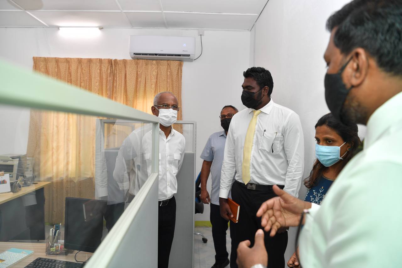 ކުމުންދޫ ސްކޫލާއި، ޞިއްޚީ މަރުކަޒުގެ ހާލަތު ރައީސް ބައްލަވާލައްވައިފި