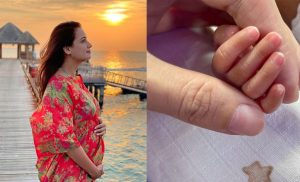 ދިއާ މިރްޒާ ވިހެއީ ދުވަސް ނުފުރާ! ފިރިހެން ކުއްޖެއް!