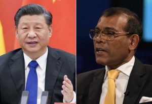 އިނގިރޭސި މަނަވަރުތައް ސައުތު ޗައިނާ ކަނޑަށް ވަނުމަށް ނަޝީދު ތާއީދު ކުރުމުން، ޗައިނާ ސަރުކާރުގެ ހިންހަމަ ނުޖެހުން