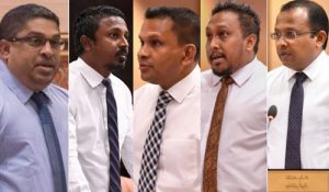 ނާޒިމް އުފައްދަވާ ޕާޓީގައި މަޖިލީހުގެ ފަސް މެމްބަރުން