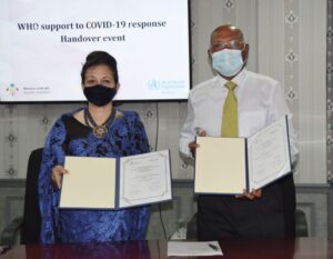 ޖީން އެކްސްޕާޓް 11 މެޝިނާއެކު ގިނަ ޢަދަދެއްގެ ސިއްޙީ ސާމާނު ޑަބްލިއުއެޗްއޯ އިން ހަދިޔާކޮށްފި