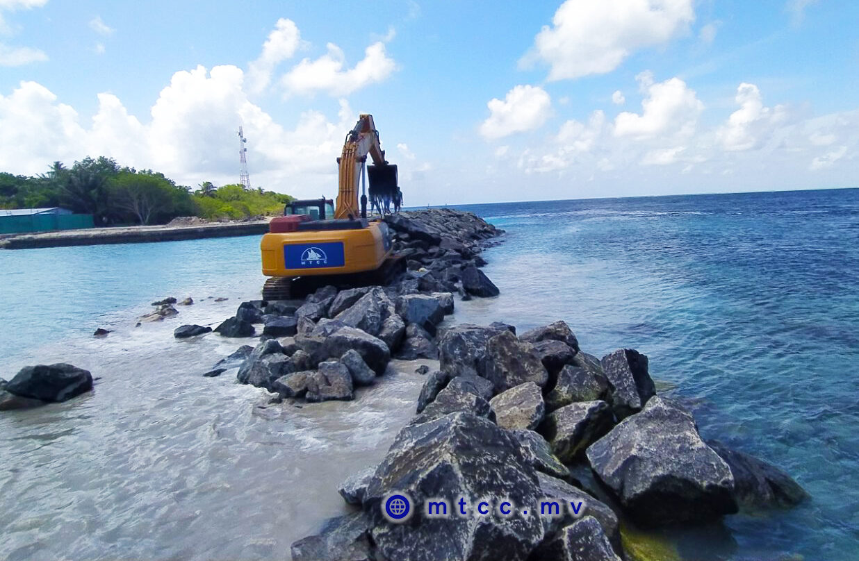 ހަންޏާމީދޫ ބަނދަރުގެ، ބޭރުތޮށި ލުމުގެ މަސައްކަތް ފެށައިފި