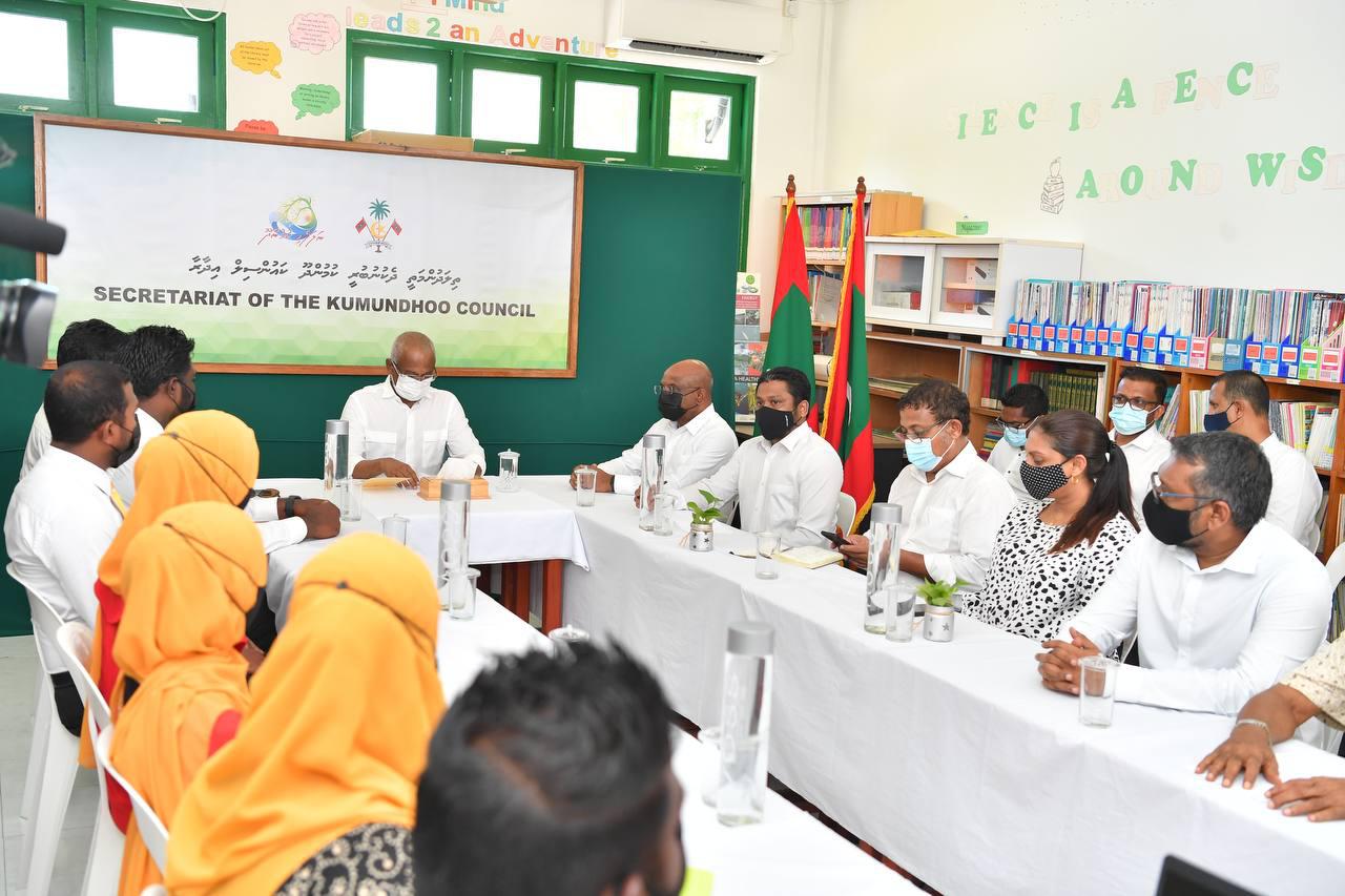 ކުމުންދޫގައި ފޮލިސް ޕޯސްޓެއް ޤާއިމު ކޮށްދޭނަން: ރައީސް
