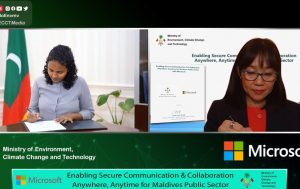 މައިކްރޯސޮފްޓް 365 ގެ ޙިދުމަތް ބޭނުން ކުރުމަށް އެއްބަސްވުމެއްގައި ސޮއިކޮށްފި