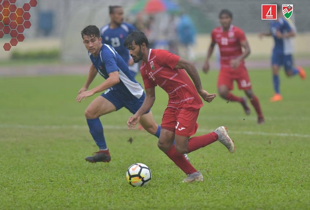 ސާފް ޗެމްޕިއަންޝިޕް ހުޅުވާ މެޗުގައި ރާއްޖޭ އާއި ދެކޮޅަށް ނޭޕާލް