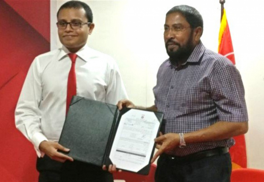 ޖުމުހޫރީ ޕާޓީގެ ސްޕޯކްސް ޕާސަން އަނޫޝްވެސް އެމްއެންޕީއަށް