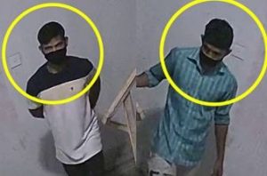 ސޭފްޓީ ދަލަކާއި މާކަރީ ލައިޓެއް ވަގަށް ނެގި ދެމީހަކު ހޯދަނީ