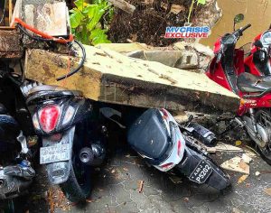 ފާރެއް ވެއްޓި ސައިކަލުތަކަކަށް ބޮޑެތި ގެއްލުންތަކެއް