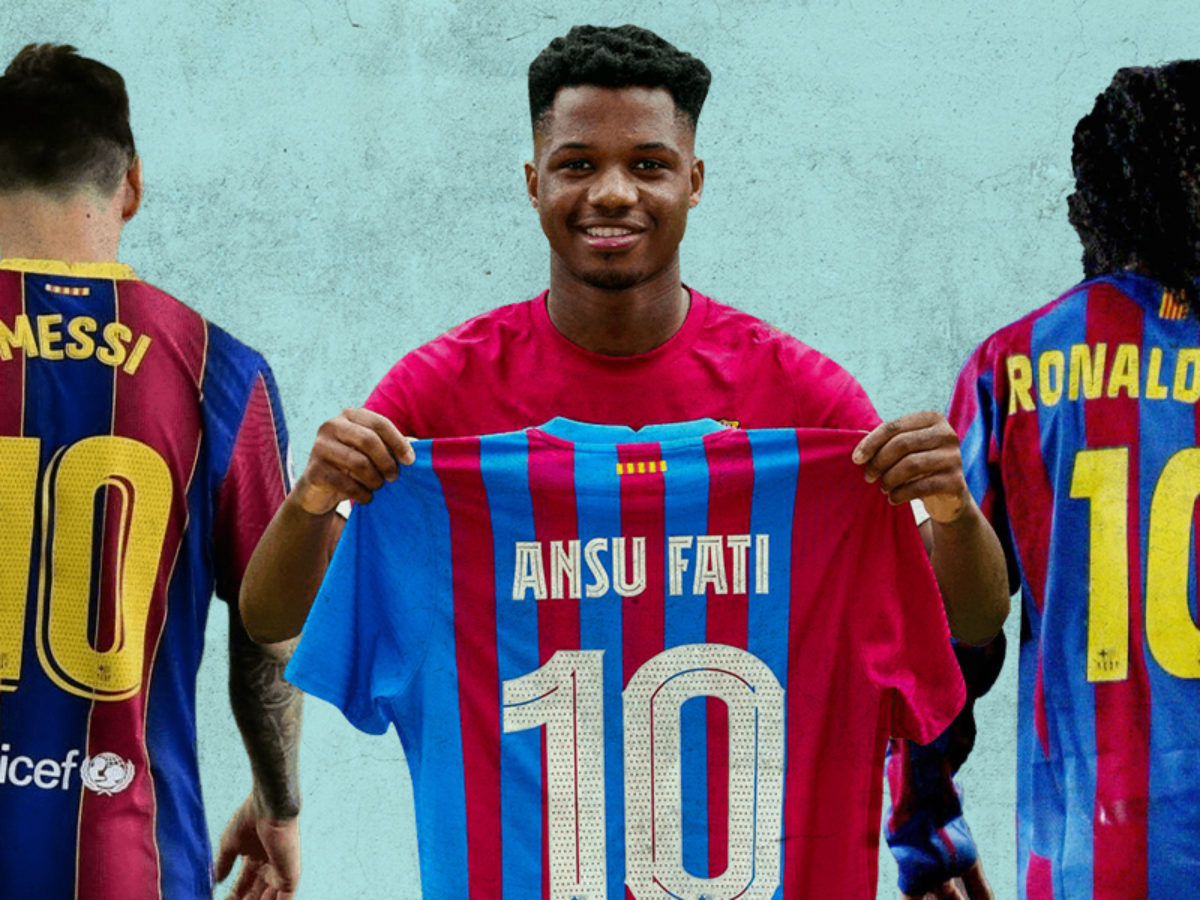 ރޮނާލް ޑީނިއޯއާއި، މެސީ ބޭނުންކުރި 10 ނަންބަރު ޖާޒީ ފަޓީއަށް