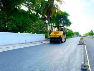 ހަނިމާދޫ މަގު ހެދުމުގެ މަސައްކަތް ނިމުމަކާއި ގާތަށް