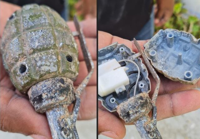 އިސްދޫއިން ފެނުނީ ބޮމެއްނޫން، އެއީ ގޭސް ލައިޓަރެއް!