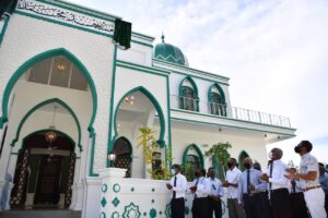 އެލިއާއިން ހުޅުމާލޭގައި ޢިމާރާތްކުރި 'މަސްޖިދު މުޙައްމަދު' ރައީސް ހުޅުއްވައިދެއްވައިފި