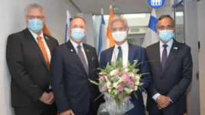 ގުޅުން ބަދަހި ކުރުމަށް، އިންޑިއާގެ އެކްސްޓާނަލް މިނިސްޓަރ ޖައިޝަންކަރު އިސްރާއީލަށް ވަޑައިގެންފި