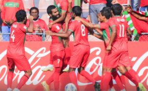 ދަނގަޑޭގެ ހިތްގައިމު ގޯލުން ލަންކާ ބަލިކޮށް ރާއްޖެ ފައިނަލްގެ އުންމީދު ބޮޑުކޮށްފި