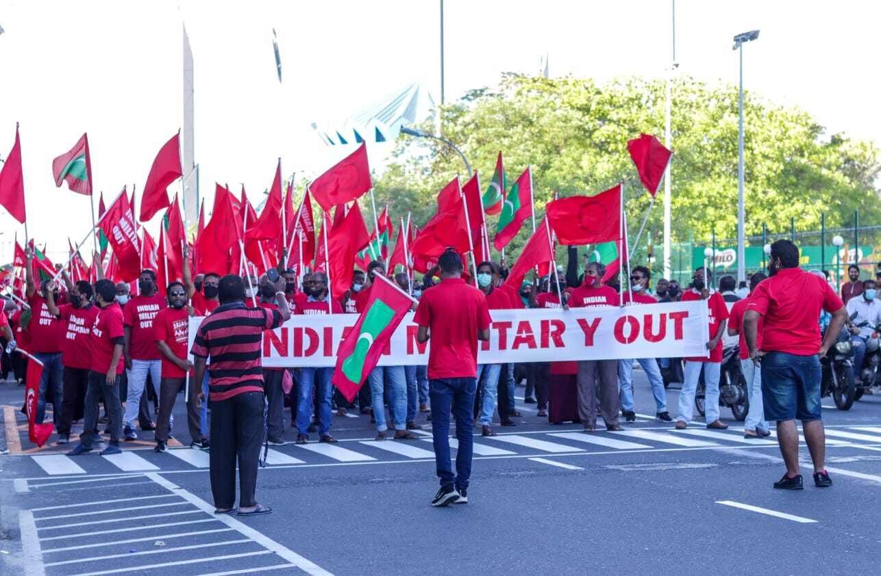 އިންޑިއާ ސިފައިން ބޭލުމަށް ގޮވާލައި ބޭއްވި ހިނގާލުން