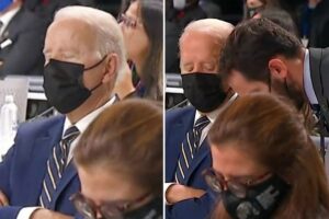 ކޯޕް26 ސަމިޓްގައި ބައިޑްން ނިދި ޖެހިފައި އިންނަ ވީޑިއޯއެއް އާންމުވެ ގިނަބައެއްގެ ފާޑުކިއުން އަމާޒު ވެއްޖެ