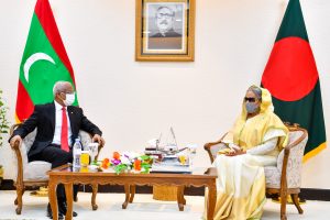 ރައީސްގެ ދަޢުވަތަކަށް ބަންގްލަދޭޝްގެ ބޮޑުވަޒީރު ރާއްޖެ ވަޑައިގަންނަވަނީ