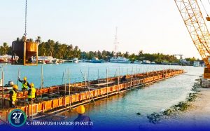 ހިންމަފުށީ ބަނދަރުގެ ދެވަނަ ފިޔަވަހީގެ މަސައްކަތް ބާރަށް ކުރިއަށް