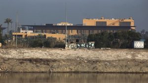 ބަޢުދާދުގައި ހުންނަ އެމެރިކާ އެމްބަސީއަށް ރޮކެޓް ހަމަލާތަކެއް ދީފި