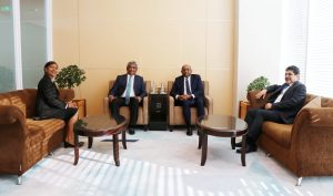 ޗައިނާގެ ފޮރިން މިނިސްޓަރަށް މަރުހާބާ ވިދާޅުވުމަށް ޝާހިދު ރާއްޖެ ވަޑައިގެންފި