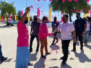 ފަތުހީގެ ކެމްޕެއިނަށް ރައީސް ޔާމީން މަރޮއްޓަށް ވަޑައިގެންފި