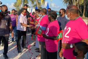 ފޯކައިދޫއަށް ރައީސް ޔާމީން ވަޑައިގެންނެވުމުންވެސް ފަތުހީއަށް އޮތް ތާއީދު ދައްކާލައިފި